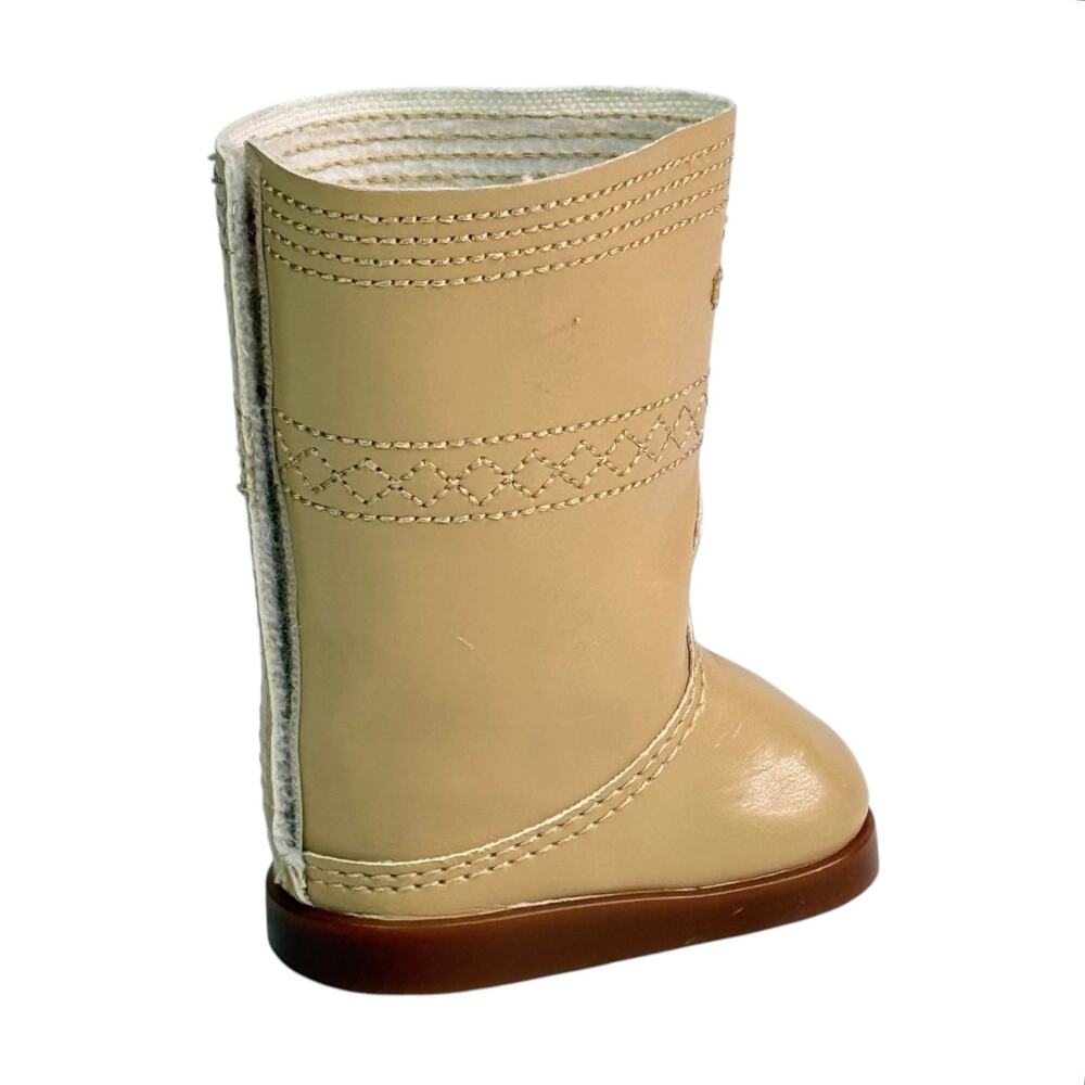 American Girl Ivy Meet Boot, Left Shoe Only Tan Brown Doll Accessory Retired - Picture 4 of 8